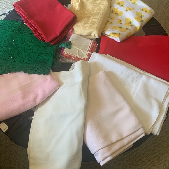 Colorful Fabric Table Cloth Collection - Picture 3 of 5